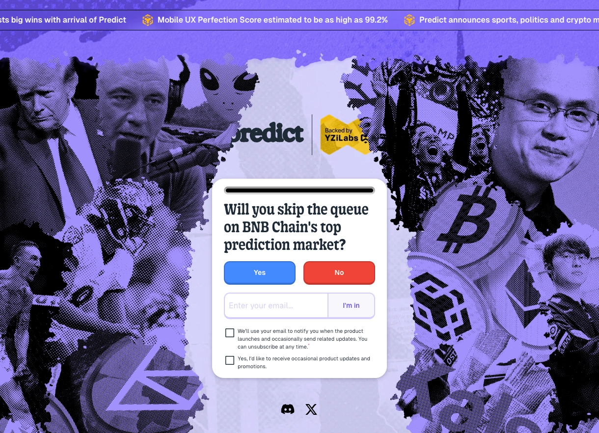 CZ hé lộ nền tảng dự đoán mới trên BNB Chain: predict.fun