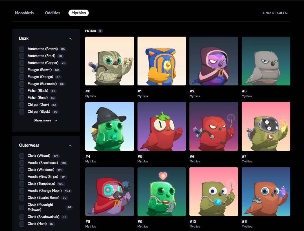Moonbirds là gì? Tìm hiểu về bộ sưu tập NFT với cơ chế làm tổ độc đáo插图4