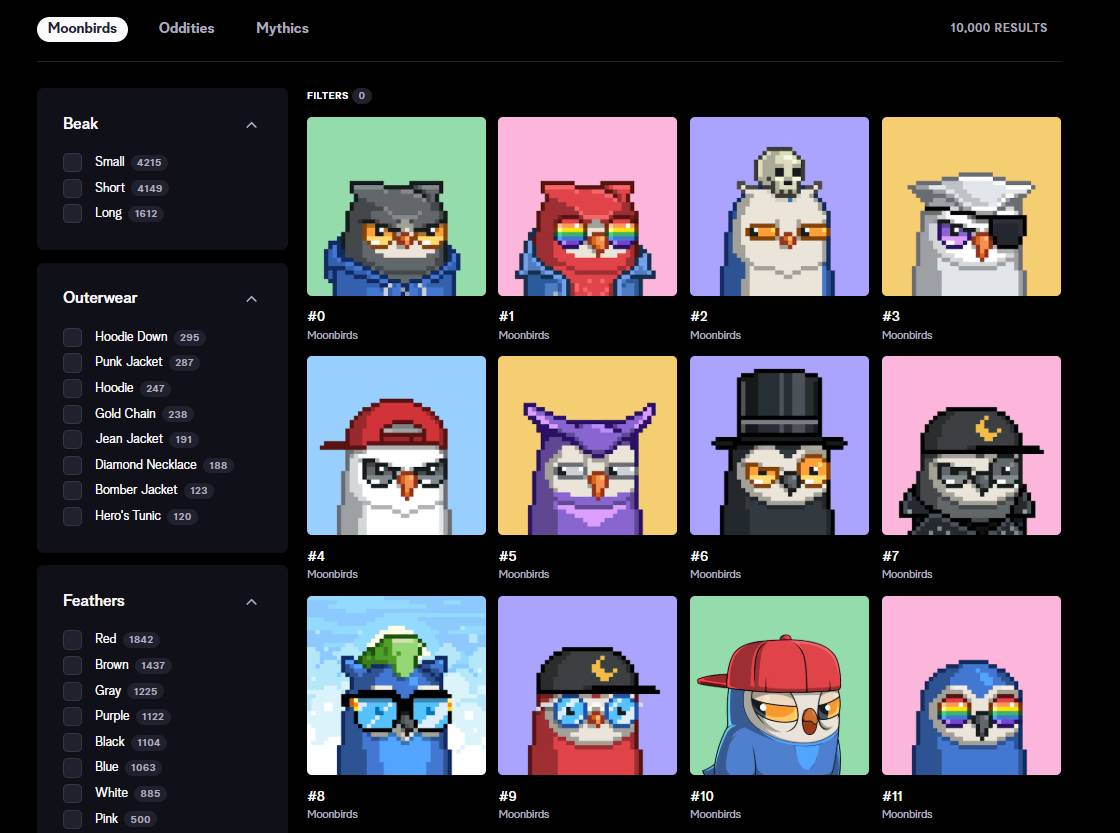 Moonbirds là gì? Tìm hiểu về bộ sưu tập NFT với cơ chế làm tổ độc đáo插图2