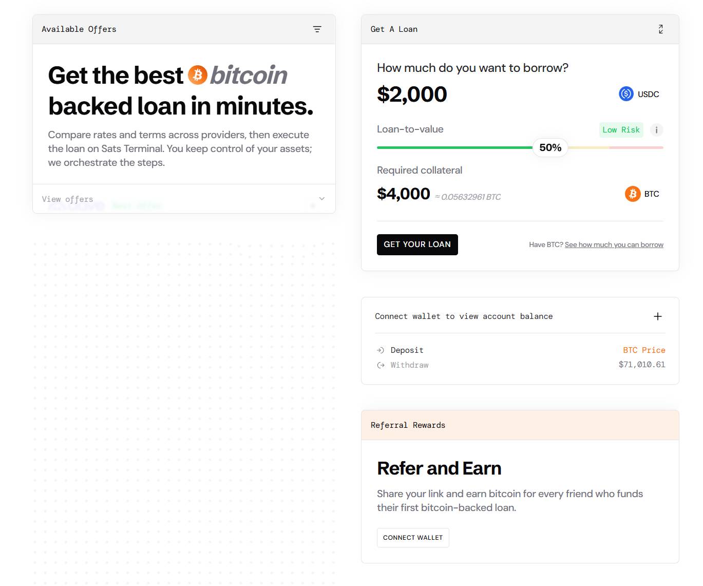 Sats Terminal là gì? Nền tảng tổng hợp vay, swap và earn cho Bitcoin插图2 Sats Terminal là gì? Nền tảng tổng hợp vay, swap và earn cho Bitcoin插图2