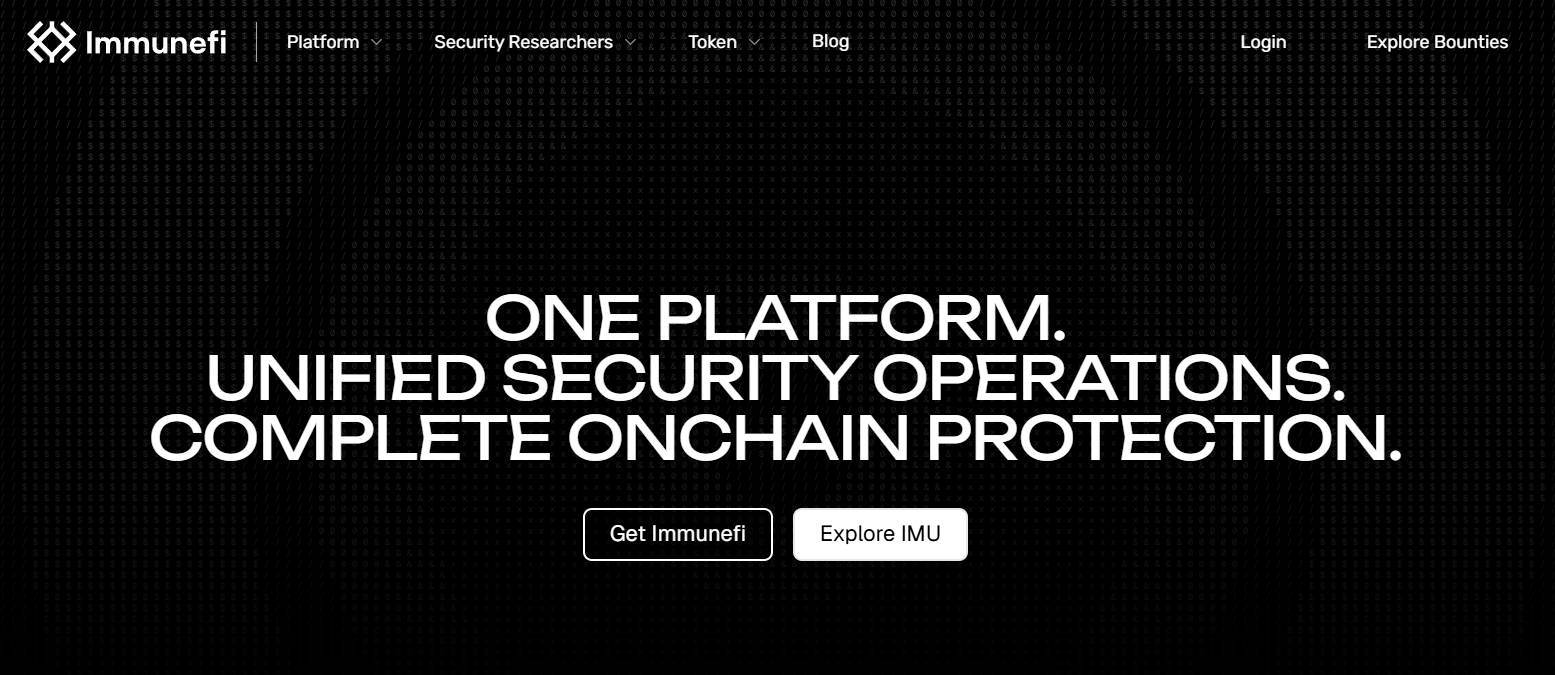 Immunefi là gì? Nền tảng bảo mật Web3 đang mở rộng từ bug bounty sang vận hành an ninh on-chain插图1