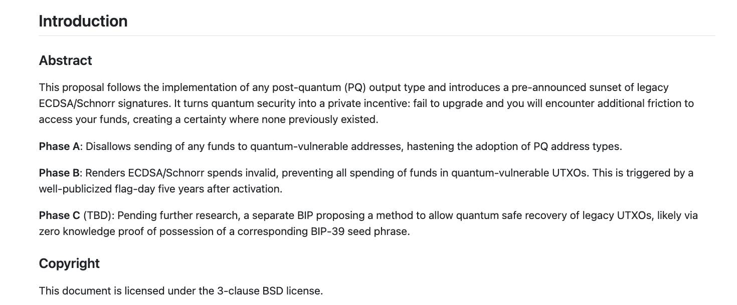 Tron công bố nâng cấp chống lượng tử, Bitcoin đề xuất “đóng băng” ví cũ để đối phó rủi ro插图2