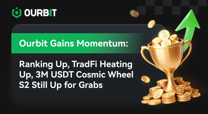 Ourbit thăng hạng sàn giao dịch nhờ sức hút TradFi, cuộc thi Cosmic Wheel 3 triệu USD