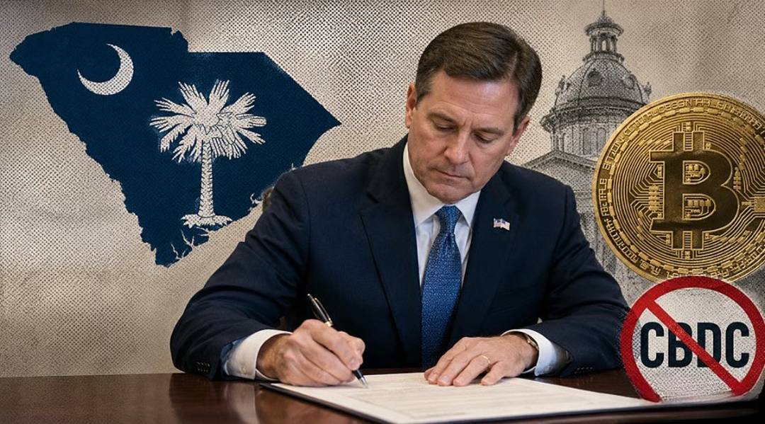 South Carolina chính thức ban hành dự luật ủng hộ crypto, cấm CBDC插图