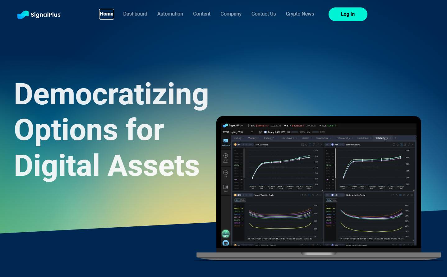 SignalPlus là gì? Nền tảng hạ tầng giao dịch crypto options cho tổ chức插图1