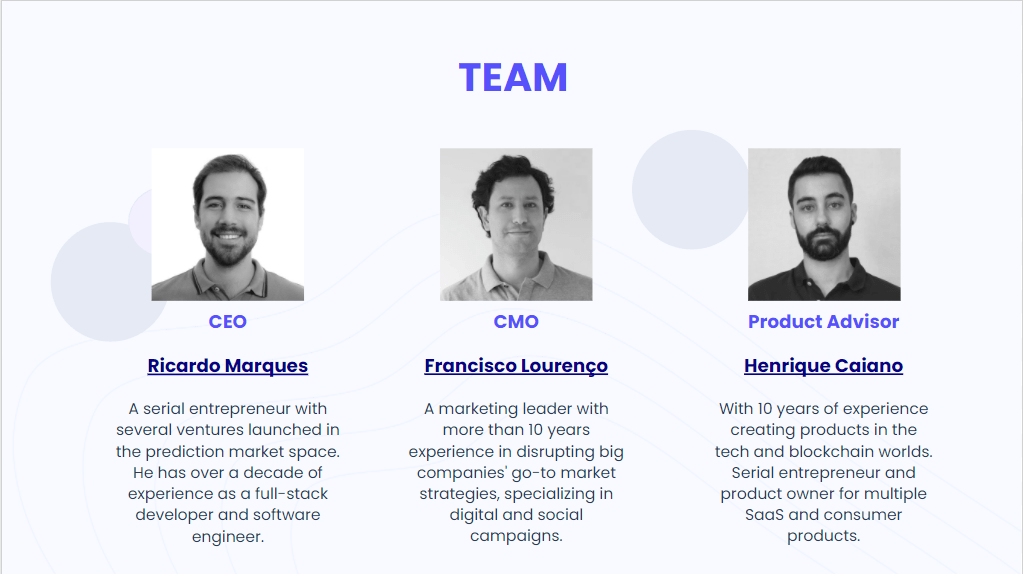 Đội ngũ phát triển dự án Polkmarkets