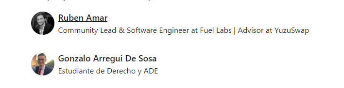 Đội ngũ ph&aacute;t triển của dự &aacute;n YuzuSwap