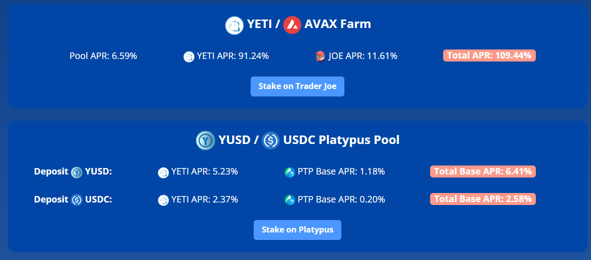 Tính năng Farming và Staking trên các Pool ổn định Tính năng Farming và Staking trên các Pool ổn định